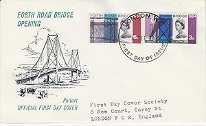 First Day Postal Cover - Forth Road Bridge Opening