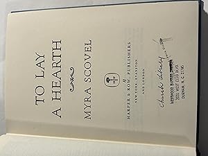 Seller image for To Lay a Hearth for sale by Soaring Hawk Vintage