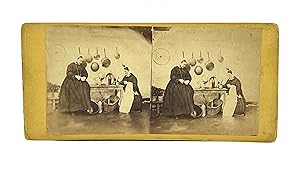 [PHOTOGRAPHY] Stereograph Kitchen Scene