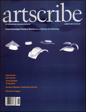 Bild des Verkufers fr Artscribe International, (Summer 1989) zum Verkauf von Specific Object / David Platzker