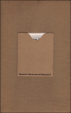 Image du vendeur pour TriQuarterly 32 : Anti - Object Art, No. 32 (Winter 1975) mis en vente par Specific Object / David Platzker