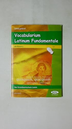 Bild des Verkufers fr VOCABULARIUM LATINUM FUNDAMENTALE. der Grundwortschatz Latein zum Verkauf von Butterfly Books GmbH & Co. KG