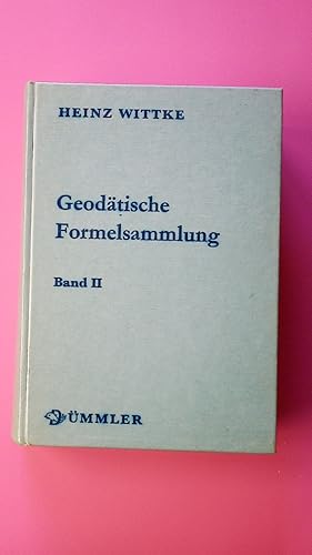 Immagine del venditore per GEODTISCHE FORMELSAMMLUNG. venduto da Butterfly Books GmbH & Co. KG