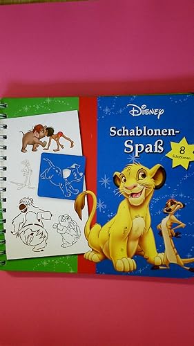 Bild des Verkufers fr DISNEY SCHABLONEN-SPASS. 8 Schablonen zum Verkauf von Butterfly Books GmbH & Co. KG