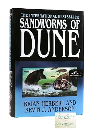 Seller image for SANDWORMS OF DUNE SIGNED for sale by Rare Book Cellar