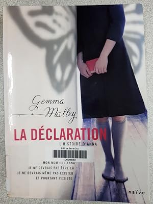 Seller image for La dclaration for sale by Dmons et Merveilles