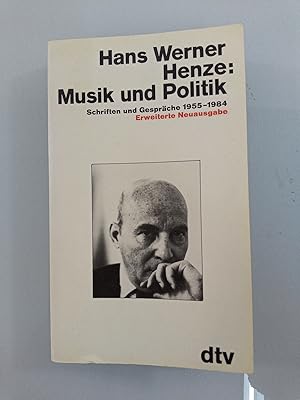 Bild des Verkufers fr Musik und Politik Schriften und Gesprche 1955-1983 zum Verkauf von SIGA eG