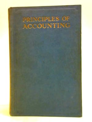 Bild des Verkufers fr Principles of Accounting zum Verkauf von World of Rare Books