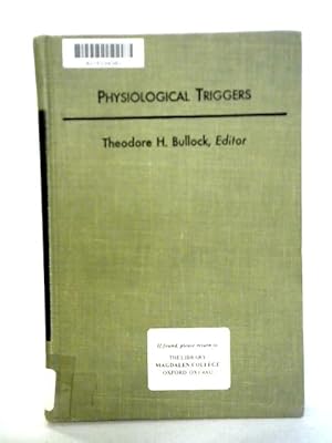 Imagen del vendedor de Physiological Triggers And Discontinuous Rate Processes a la venta por World of Rare Books