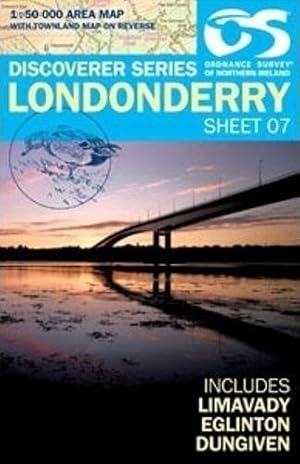 Seller image for Londonderry Map | Limavady, Eglinton & Dungiven | Ordnance Survey of Northern Ireland | OSNI Discoverer Series 7 | Northern Ireland | Walks | Hiking | Maps | Adventure (Irish Discoverer) for sale by WeBuyBooks