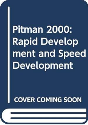 Immagine del venditore per Rapid Development and Speed Development (Pitman 2000) venduto da WeBuyBooks