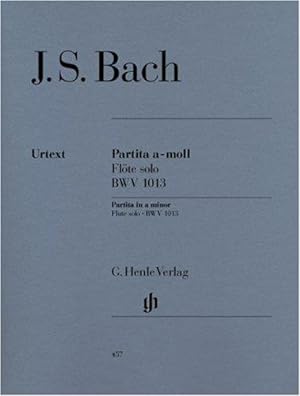 Seller image for Partita a minor for Flute solo BWV 1013 - flute - (HN 457) for sale by WeBuyBooks