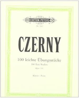 Bild des Verkufers fr 100 Easy Progressive Pieces without Octaves Op.139 (Piano Solo): für Klavier (Edition Peters) zum Verkauf von WeBuyBooks