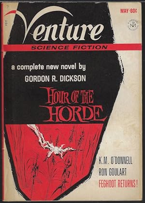 Imagen del vendedor de VENTURE Science Fiction: August, Aug. 1969 (Hour of The Horde) a la venta por Books from the Crypt