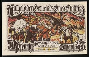 Bild des Verkufers fr Notgeld Gross-Flottbek 1921, 50 Pfennig, 30 jhrg. Krieg, Kinder tanzen zum Verkauf von Bartko-Reher