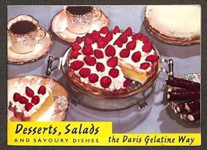 Seller image for Desserts, salads and savoury dishes: the Davis Gelatine way for sale by WeBuyBooks
