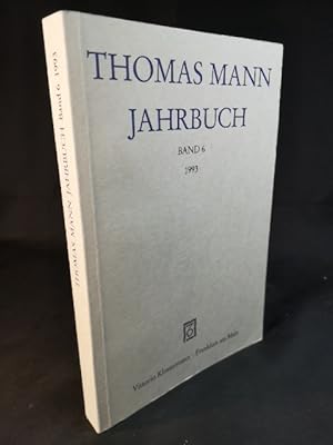 Seller image for Thomas Mann Jahrbuch. Band 6. for sale by ANTIQUARIAT Franke BRUDDENBOOKS