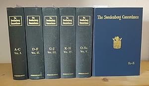 Bild des Verkufers fr The Swedenborg concordance. A complete work of reference to the theological writings of Emanuel Swedenborg. Based on the original Latin writings of the author. [Compiled, edited, and translated by the Rev. John Faulkner Potts]. 6 Volumes (complete). - Volume 1: A to C. - Volume 2: D to F. - Volume 3: G to J. - Volume 4: K to N. - Volume 5: O to Sq. - Volume 6: St. to Z. zum Verkauf von Antiquariat Kretzer