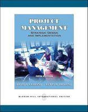 Seller image for Project Management : Strategic Design and Implementation for sale by AHA-BUCH GmbH