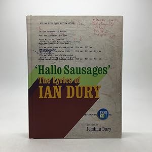 Bild des Verkufers fr HALLO SAUSAGES': THE LYRICS OF IAN DURY. zum Verkauf von Any Amount of Books