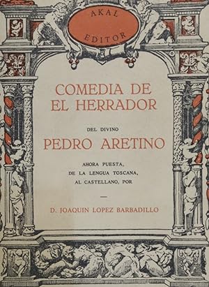 Seller image for Comedia de El Herrador for sale by Librera Alonso Quijano