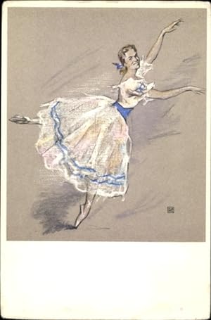Künstler Ansichtskarte / Postkarte Klionski, Tänzerin Irina Kolpakowa als Giselle