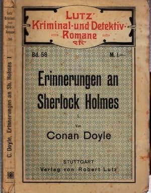 Erinnerungen an Sherlock Holmes I. - Fünf Detektivgeschichten (= Lutz Kriminal- und Detektiv-Roma...