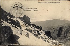 Ansichtskarte / Postkarte Südafrika, Afrikanische Winterlandschaft, Kommandant Koos Jooste, Jacob...