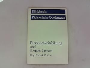 Seller image for Persnlichkeitsbildung und Soziales Lernen for sale by Das Buchregal GmbH
