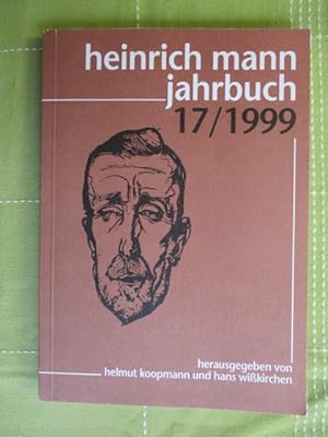 Seller image for Heinrich Mann Jahrbuch 17/1999 for sale by Brcke Schleswig-Holstein gGmbH