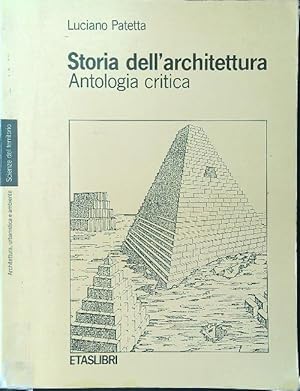 Bild des Verkufers fr Storia dell'architettura. Antologia critica zum Verkauf von Librodifaccia