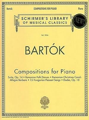 Bild des Verkufers fr Compositions for Piano : Schirmer Library of Classics Volume 2026 Piano Solo zum Verkauf von AHA-BUCH GmbH