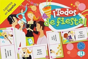 Imagen del vendedor de Todos de fiesta (Spiel) : Jugamos en Espaol. Lernspiel. Niveau A2 bis B1 a la venta por AHA-BUCH GmbH