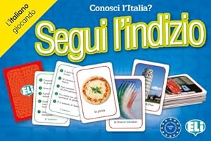 Seller image for Segui l'indizio (Spiel) : Conosci l'Italia?. Niveau A2 for sale by AHA-BUCH GmbH