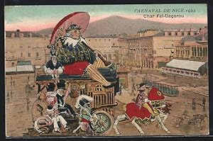 Ansichtskarte Nice, Carnaval 1922, Char Fai-Dagorou