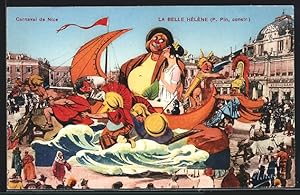 Ansichtskarte Nice, Carnaval, Fasching, La Belle Héléne