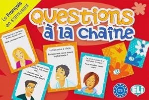 Image du vendeur pour Questions  la chane (Spiel) : Lernspiel. Niveau A2 bis B1 mis en vente par AHA-BUCH GmbH