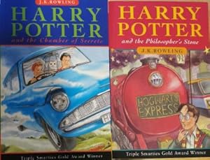 Bild des Verkufers fr Harry Potter and the Philosopher's stone - Harry Potter and the Chamber of Secrets 2 Bnde, zum Verkauf von Gabis Bcherlager