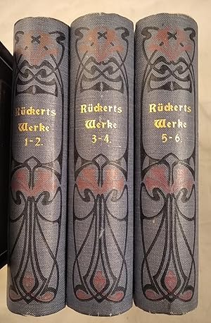 Friedrich Rückert Werke in 6 Bänden (3 Bücher).