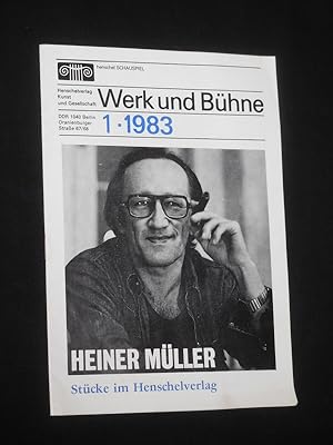 Werk und Bühne, Heft 1, 1983. Heiner-Müller-Stücke im Henschelverlag