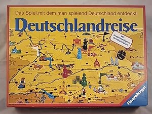 Deutschlandreise (alte Version von 1977 - orangener Karton)[Lernspiel]. Achtung: Nicht geeignet f...