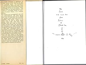 Seller image for [Anthology by Patric Dickinson and his wife Sheila Shannon, inscribed by him to his mistress Sarah Hamilton.] 'Poets' Choice / An anthology of English Poetry from Spenser to the present day / Compiled by Patric Dickinson and Sheila Shannon'. for sale by Richard M. Ford Ltd