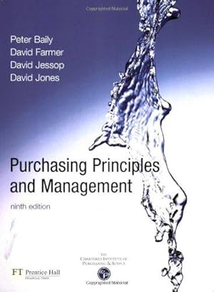 Bild des Verkufers fr Purchasing, Principles and Management zum Verkauf von WeBuyBooks