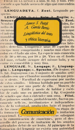 Imagen del vendedor de Lingstica del texto y crtica literaria a la venta por Librera Cajn Desastre