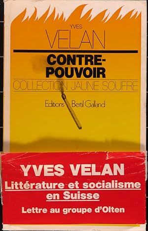 Imagen del vendedor de Contre-pouvoir. Lettre au Groupe d'Olten a la venta por L'ivre d'Histoires