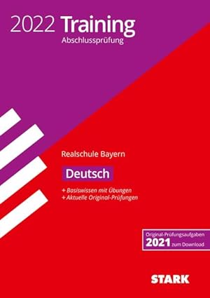 Image du vendeur pour STARK Training Abschlussprfung Realschule 2022 - Deutsch - Bayern (STARK-Verlag - Abschlussprfungen) mis en vente par Studibuch