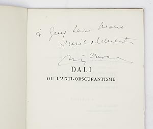 Bild des Verkufers fr Dali ou l'anti-obscurantisme zum Verkauf von Librairie-Galerie Emmanuel Hutin