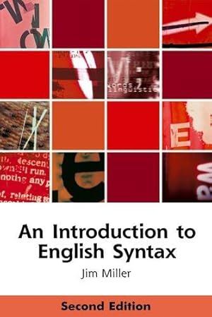 Bild des Verkufers fr An Introduction to English Syntax (Edinburgh Textbooks on the English Language) zum Verkauf von WeBuyBooks