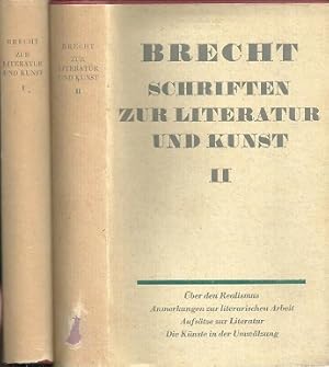 Schriften zur Literatur und Kunst. Band 1: 1920-1939; Band 2: 1934-1956.