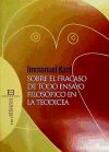 Seller image for SOBRE EL FRACASO DE TODO ENSAYO FILOSOFICO EN LA TEODICEA for sale by Agapea Libros